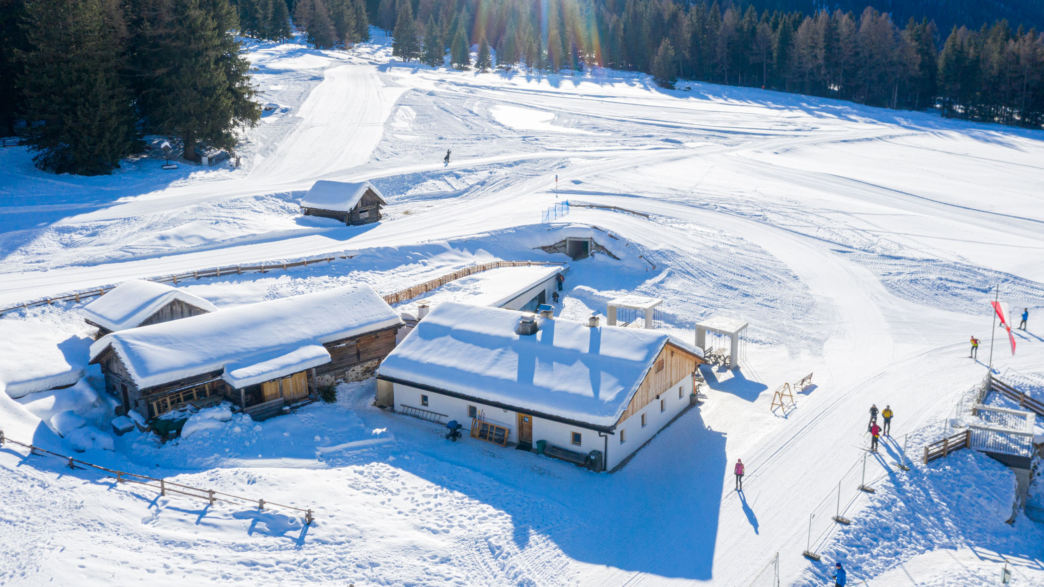 Huberalm Vogelperspektive