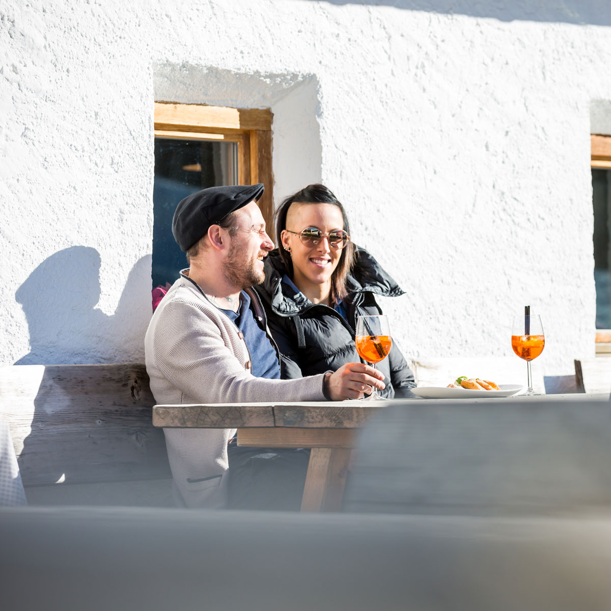 Aperitivo in der Sonne